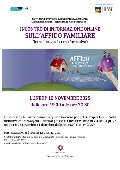 🏡 Affido familiare: incontro informativo online 💻👨👩👧 🏡 Affido familiare: incontro informativo online 💻👨👩👧
