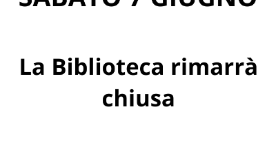 SABATO 7GIUGNO SABATO 7GIUGNO